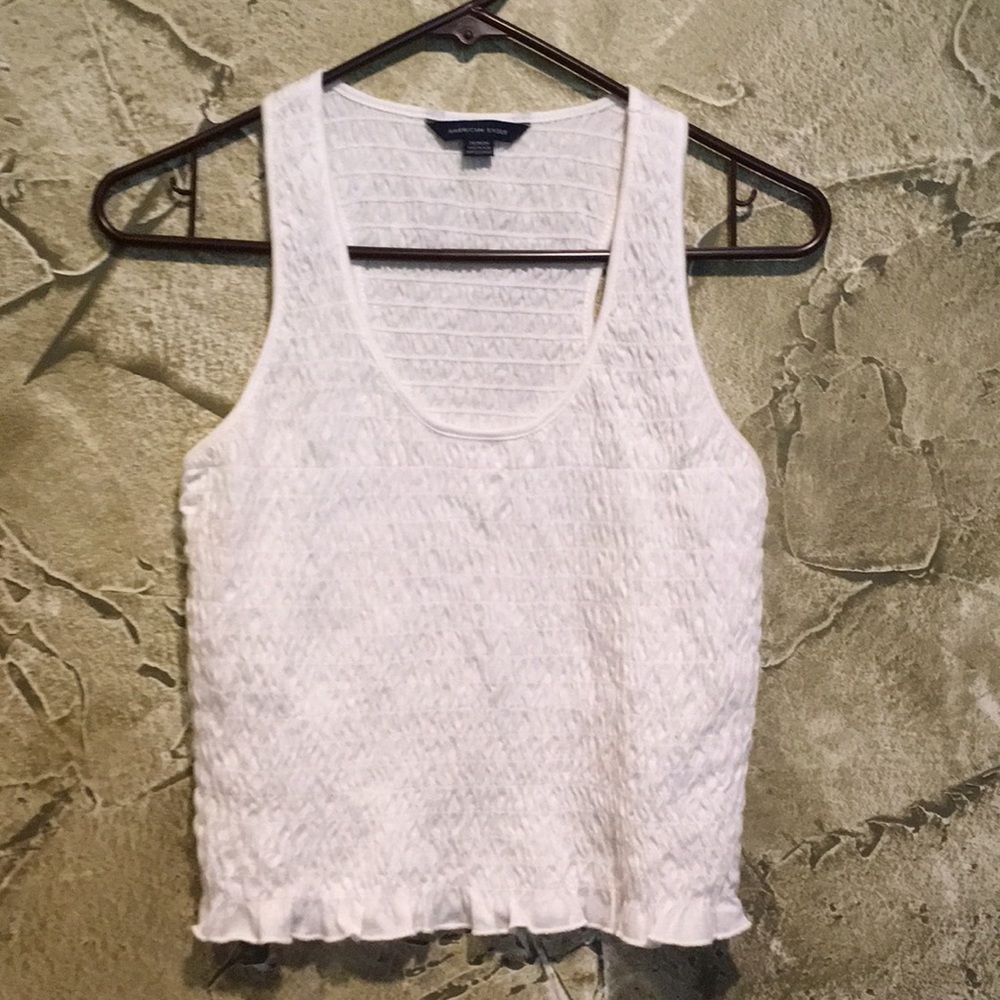 UEC American Eagle 🦅 soft and sexy smocked crop top size M